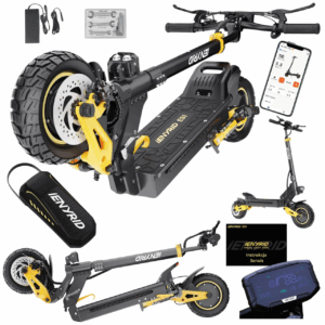 HULAJNOGA ELEKTRYCZNA IENYRID ES1 20Ah 2400W ZASIĘG 60KM KOŁA 10" AMORTYZACJA